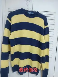 Polo by Ralph Lauren ボーダー ニット L