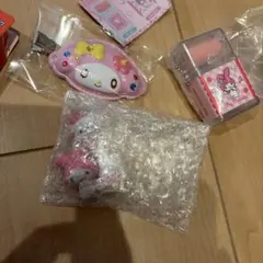 サンリオ　マイメロ　前髪クリップ　キーホルダー　マスコット　スイマー