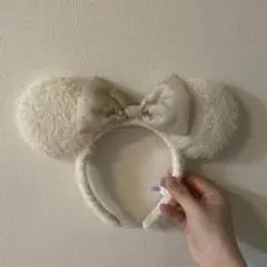 ディズニーカチューシャ（クリーム色）