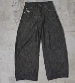 Badway Herringbone studs denim pants - メルカリ