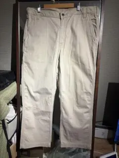 Carhartt カーハート チノパン ベージュ　メキシコ製 （裾上済）のサムネイル