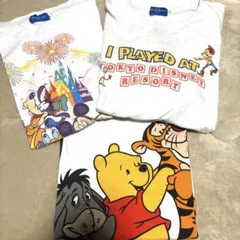 東京ディズニーリゾート 半袖Tシャツ 3枚セット
