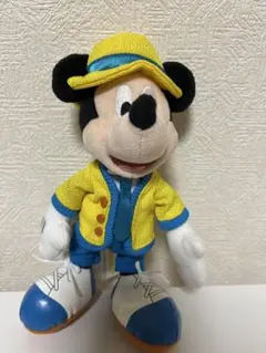 値下げ　美品　ミッキーマウス バケパ　ぬいぐるみバッジ　タグあり　非売品