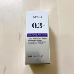 anuaレチノール 0.3 ナイアシン リニューイング セラム