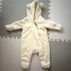 H&M くまさん ボアロンパース