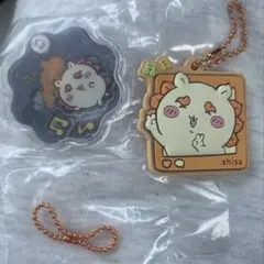 ちいかわ　シーサー　シャカシャカキーホルダー　ラバーキーホルダー　2点セット