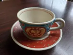 九谷焼　カップとソーサーセット
