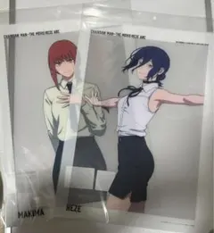 チェンソーマン ベースヤード　レゼ篇 レゼ マキマ　クリアポスター 大交流展