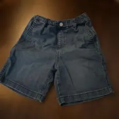 UNIQLO 110 cm デニム　ブルー ハーフパンツ