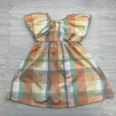 apres les cours チェック柄ワンピース 110cm