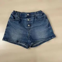 GU デニムショートパンツ120