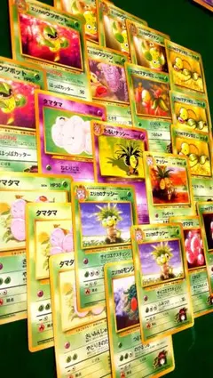 【旧裏】ポケカ 21枚セット わるいナッシー、タマタマ、エリカのウツボット