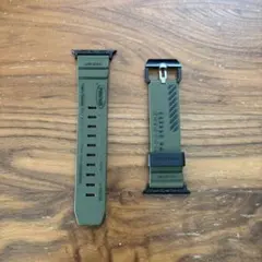 オリーブグリーン Apple Watchバンド 46mm対応