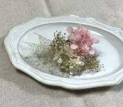 H77 ドライフラワー髪飾りヘッドドレス　成人式結婚式前撮り卒業式祭り七五三