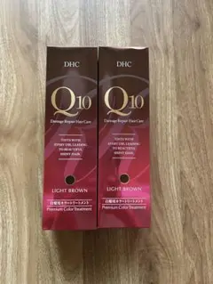 DHC Q10 プレミアムカラートリートメント ライトブラウン 2本セットのサムネイル