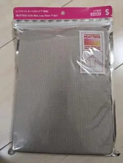廃盤⭐ユニクロヒートテック　タートルネックT（長袖)　リブ素材　Sサイズ　グレー