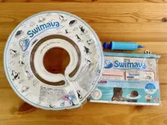 Swimava スイマーバ　バスリング ペンギン柄 空気入れ付き