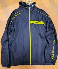 FILA ナイロンジャケット ブラック Mサイズ