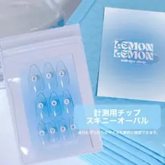 【計測用チップ】スキニーオーバル　サイズオーダー用ネイルチップのサムネイル