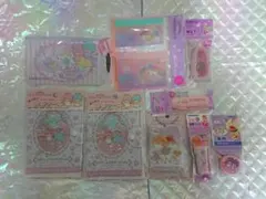 リトルツインスターズ 通帳 印鑑 診察ケース 修正テープ キキララ レアセット