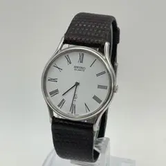 新品電池 稼働 SEIKO シャリオ メンズ ローマ数字 ヴィンテージ 레트로