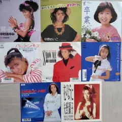 80's 女性歌手EPレコード8枚セット