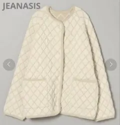 JEANASIS キルティングニットジャケット　ショートコート