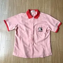 adabat 半袖シャツ ピンク 赤 犬 古着 ヴィンテージのサムネイル