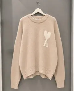 【男女兼用】アミパリス ピンク セーター ニット Lのサムネイル