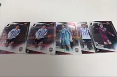 Topps Chrome J 리그 비셀 고베 5장 세트 리플렉터들이
