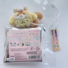 サンリオ ポムポムプリン りすもふもふ ブローチ マスコット