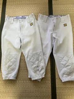 ZETT 野球 ユニフォームパンツ 150 2枚セット