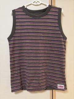 HIGH STANDARD ストライプ ノースリーブ Tシャツ リバーシブルのサムネイル