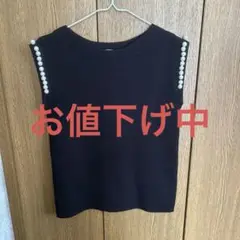 ブラックノースリーブトップス 再お値下げ中