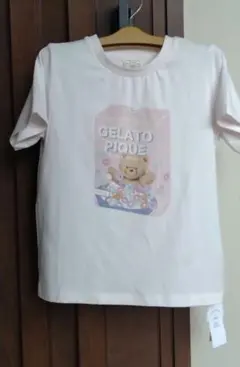⭐️新品⭐️GELATO PIQUE クマ半袖Tシャツ ピンク M120〜130