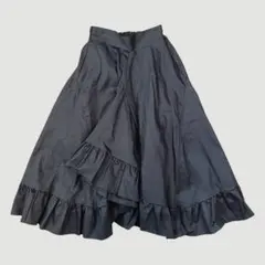 【未使用タグ付き品】jouetie フリルロングスカート ブラックMサイズ