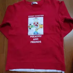 ポケットモンスター ピカチュウ トレーナー 赤