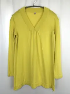 UNIQLO ユニクロ トップス カットソー チュニック イエロー Mサイズ