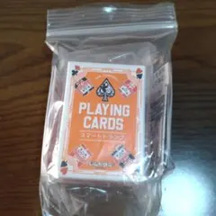 PLAYING CARDS 52枚入りオレンジデザイン