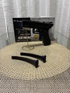 美品　東京マルイ　カスタム　グロック18C 金属ピニオン　墨入れ　艶ブラック塗装 美品 東京マルイ カスタム グロック18C 金属ピニオン 墨入れ 艶