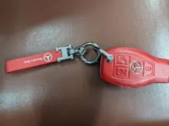 メルセデス・ベンツ レザーキーケース レッド