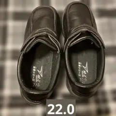 瞬足 アシックス 足育シリーズ フォーマルシューズ 22.0cm