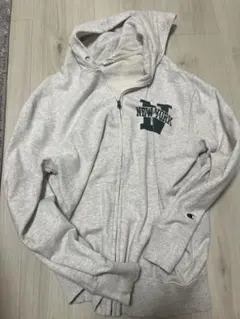 Champion NEW YORK パーカー X-LARGE グレー