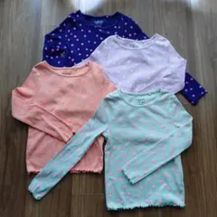 next　水玉模様 長袖カットソー 4枚セット　100〜110cm