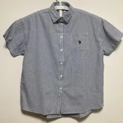 U.S. POLO ASSN. ストライプ 半袖シャツ