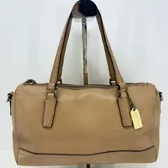 コーチ　オールドコーチ　レザー　ハンドバッグ　653