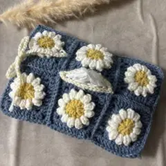 鍵あみ　ティッシュカバー