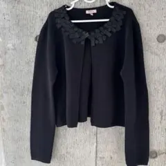TOCCA トッカ　リボン付き　ボレロ カーディガン　黒　ブラックのサムネイル