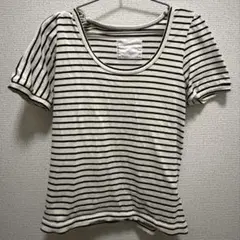 Sacai サカイ　半袖　Tシャツ　プリーツ　ボーダーのサムネイル