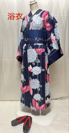 3WAY 浴衣 ワンピース ミニスカート セット11号 8点セット 簡単着物① 